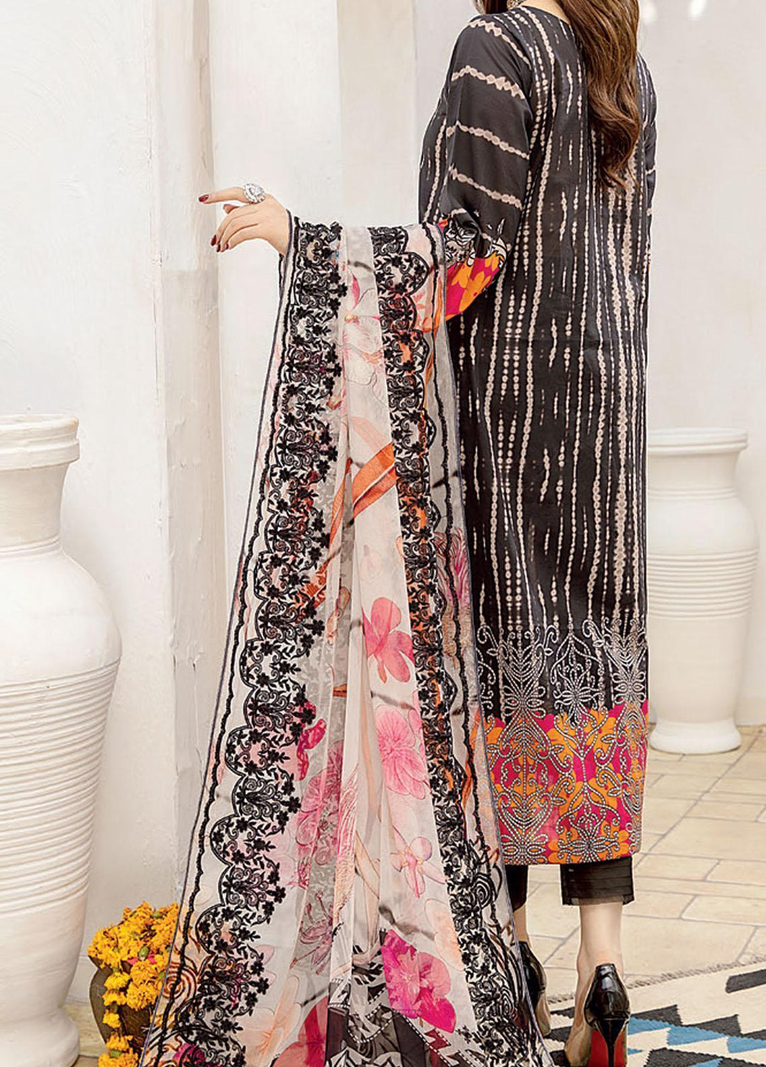 Aniiq Chunri By Charizma Printed Lawn Suits Unstitched 3 Piece CRZ21AC 08 - Summer Collection