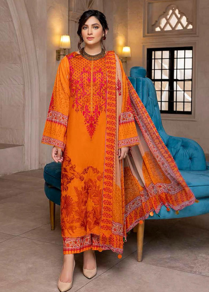 Aniiq By Charizma Embroidered Lawn Suits Unstitched 3 Piece CRZ22-AL3 ANS 21 - Summer Collection