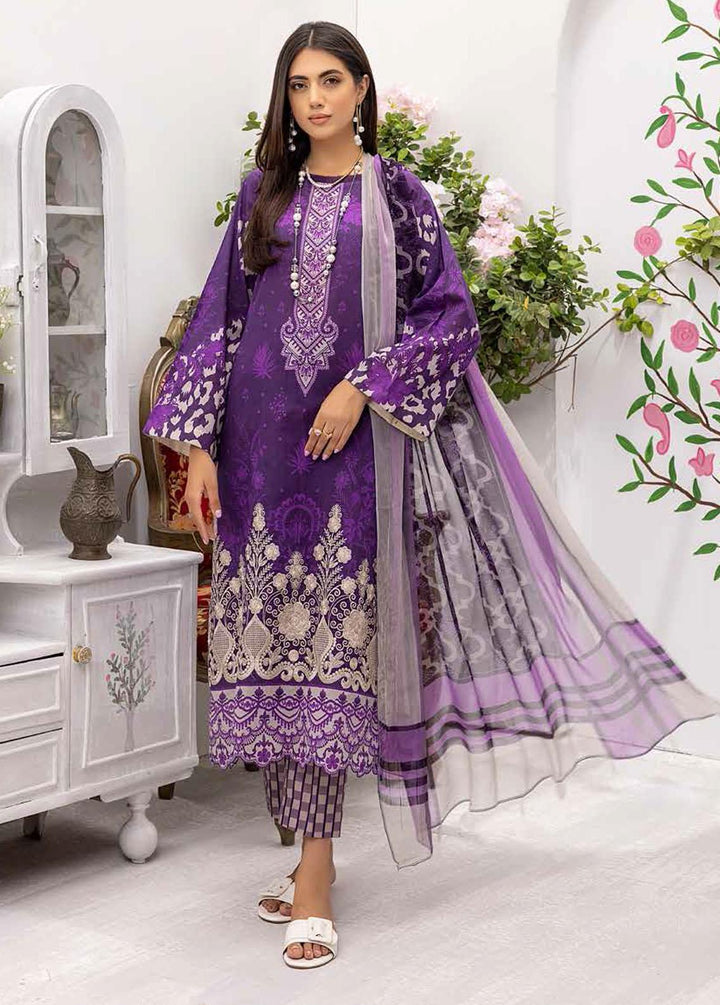 Aniiq By Charizma Embroidered Lawn Suits Unstitched 3 Piece CRZ22-AL3 ANS 23 - Summer Collection