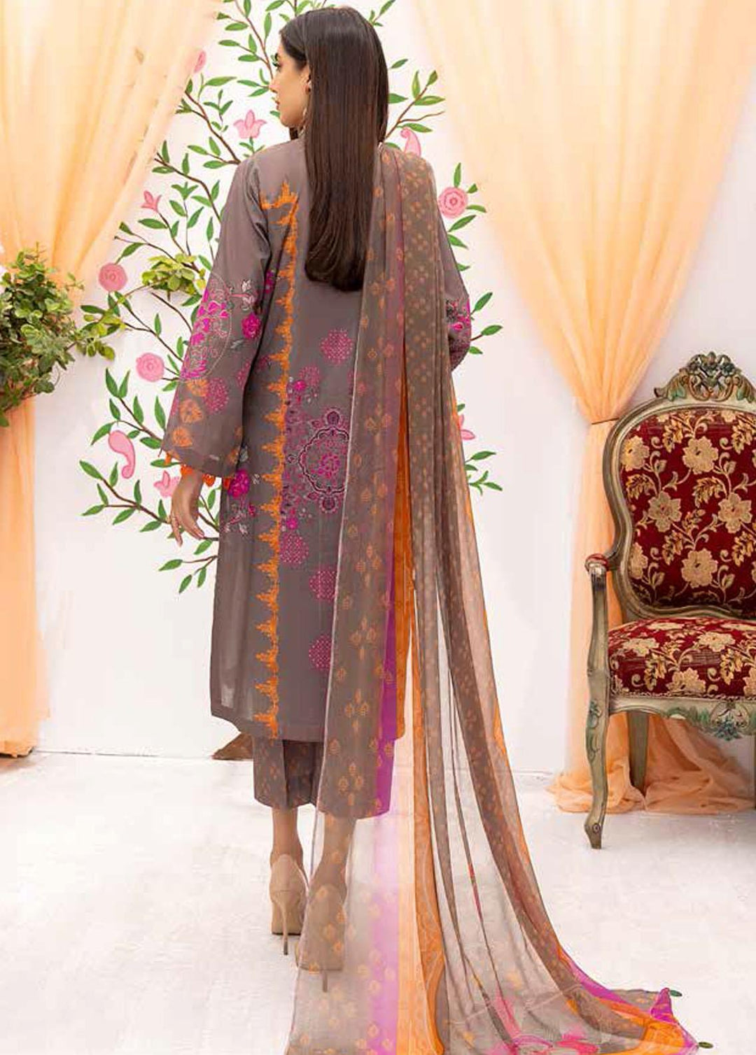 Aniiq By Charizma Embroidered Lawn Suits Unstitched 3 Piece CRZ22-AL3 ANS 24 - Summer Collection