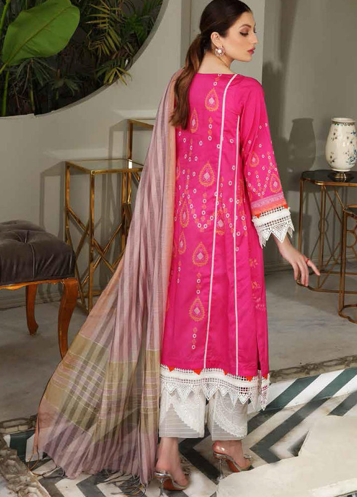 Belle By Charizma Printed Lawn Suits Unstitched 2 Piece CRZ21B 04 - Summer Collection