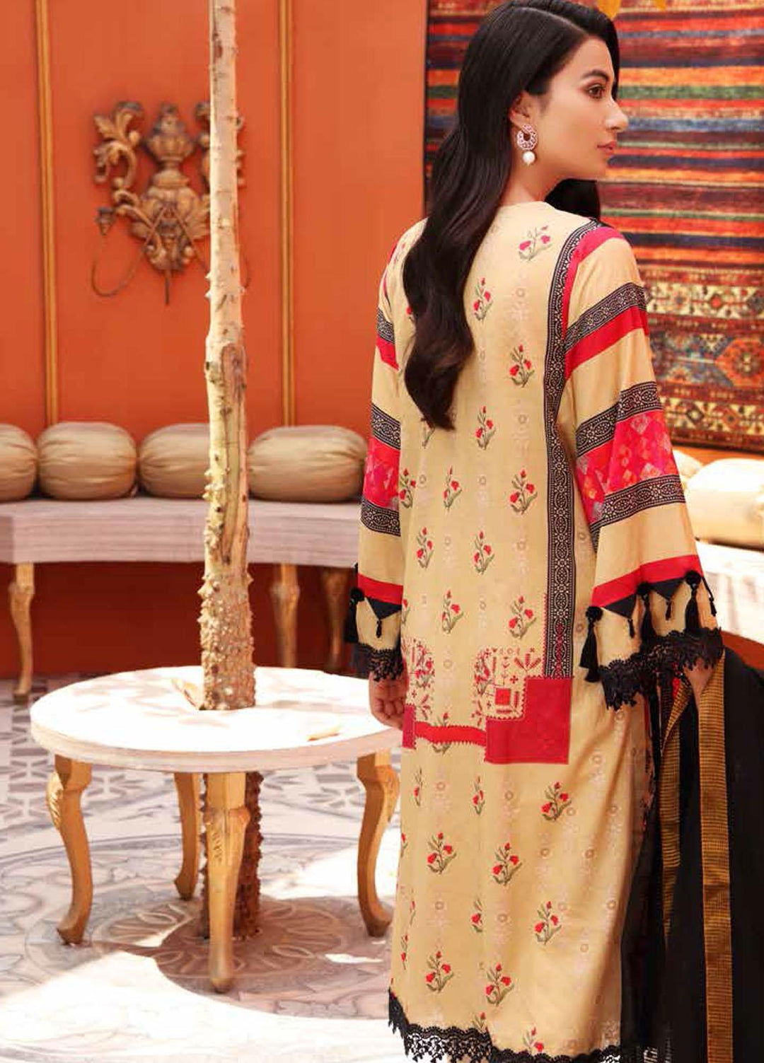 Belle By Charizma Printed Lawn Suits Unstitched 2 Piece CRZ21B 05 - Summer Collection