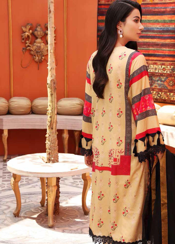 Belle By Charizma Printed Lawn Suits Unstitched 2 Piece CRZ21B 05 - Summer Collection