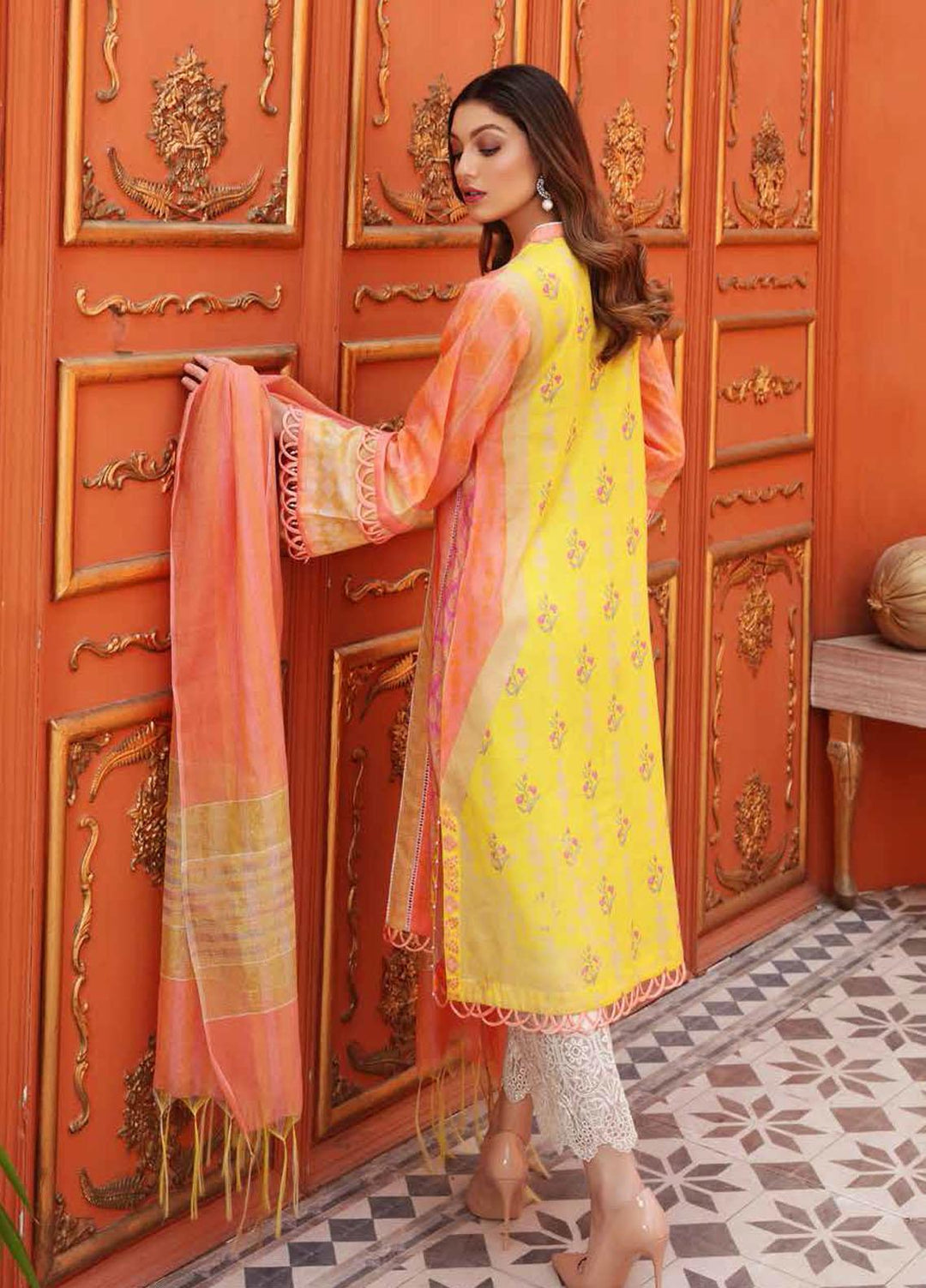 Belle By Charizma Printed Lawn Suits Unstitched 2 Piece CRZ21B 10 - Summer Collection