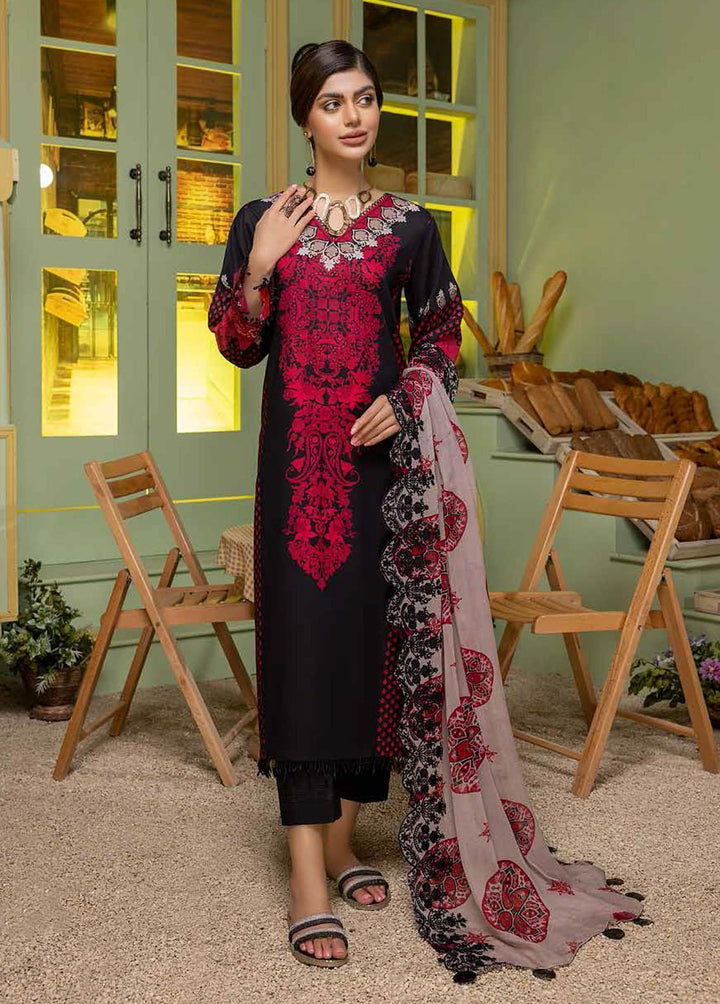 Charizma Embroidered Lawn Suits Unstitched 3 Piece CRZ22BW CBW:03 - Summer Collection