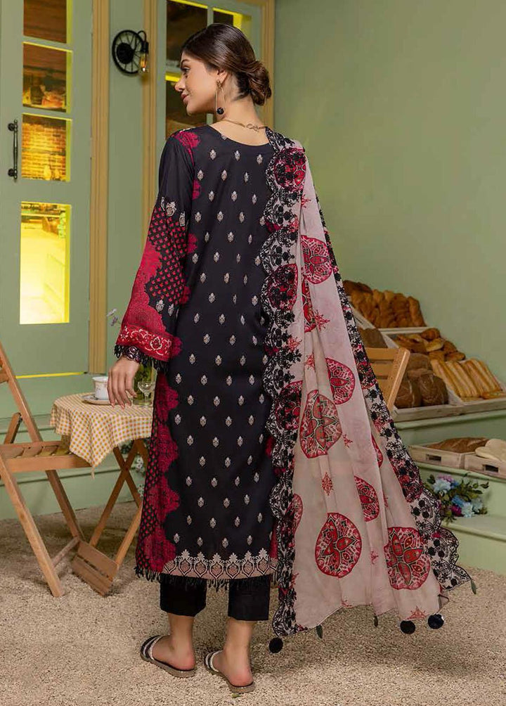 Charizma Embroidered Lawn Suits Unstitched 3 Piece CRZ22BW CBW:03 - Summer Collection
