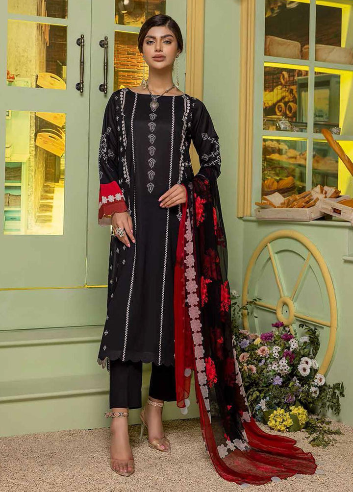 Charizma Embroidered Lawn Suits Unstitched 3 Piece CRZ22BW CBW:05 - Summer Collection