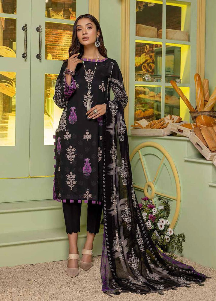 Charizma Embroidered Lawn Suits Unstitched 3 Piece CRZ22BW CBW:06 - Summer Collection