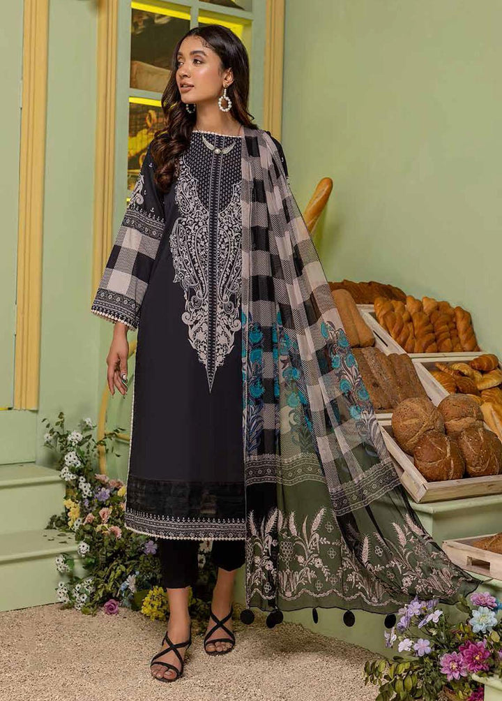 Charizma Embroidered Lawn Suits Unstitched 3 Piece CRZ22BW CBW:07 - Summer Collection