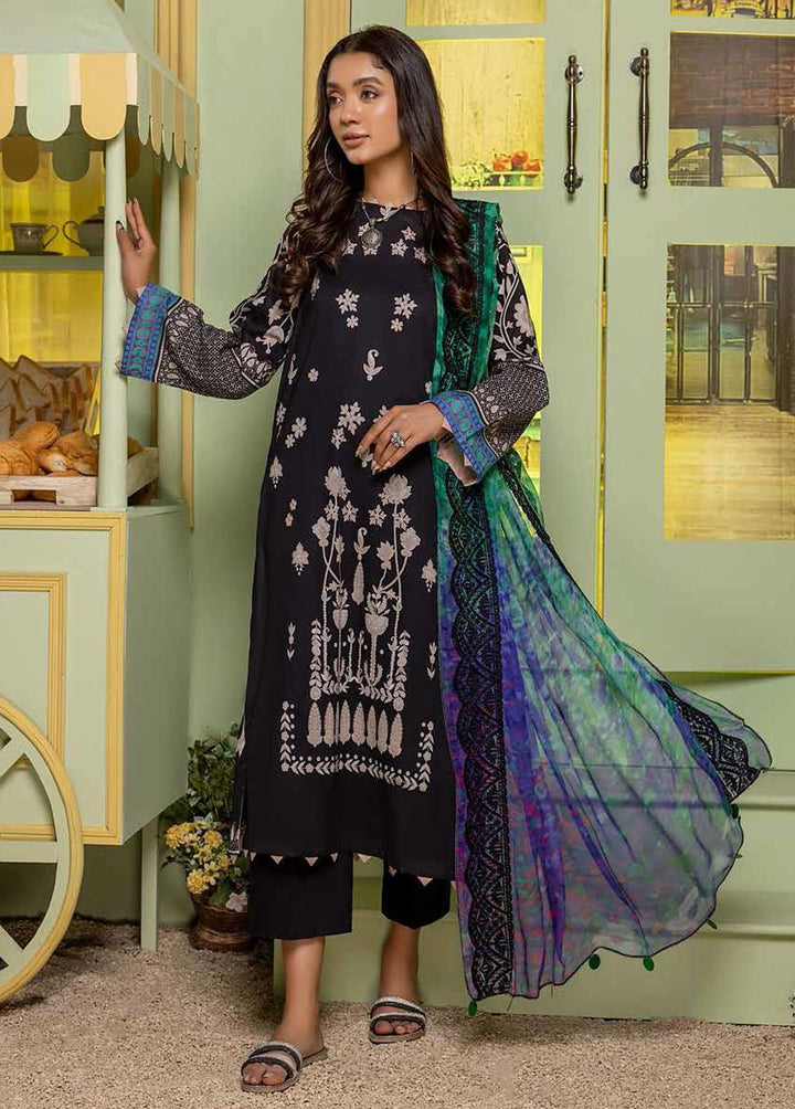 Charizma Embroidered Lawn Suits Unstitched 3 Piece CRZ22BW CBW:08 - Summer Collection