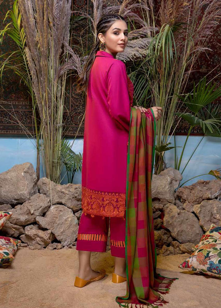 Bunat By Charizma Embroidered Khaddar Suits Unstitched 3 Piece CRZ21BK CBN / 01A - Winter Collection