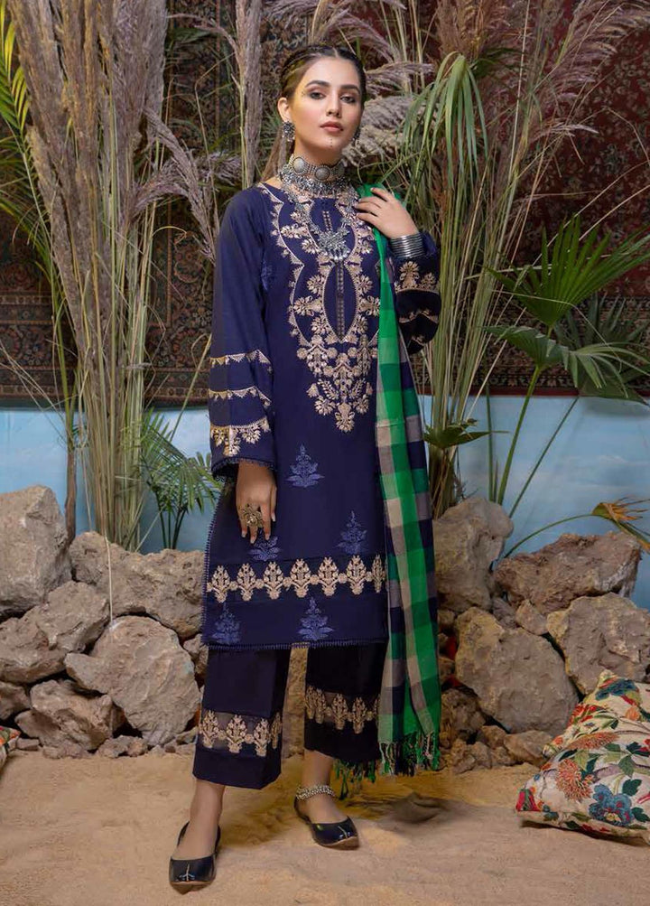 Bunat By Charizma Embroidered Khaddar Suits Unstitched 3 Piece CRZ21BK CBN / 02A - Winter Collection