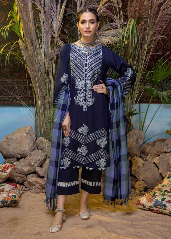 Bunat By Charizma Embroidered Khaddar Suits Unstitched 3 Piece CRZ21BK CBN / 03B - Winter Collection