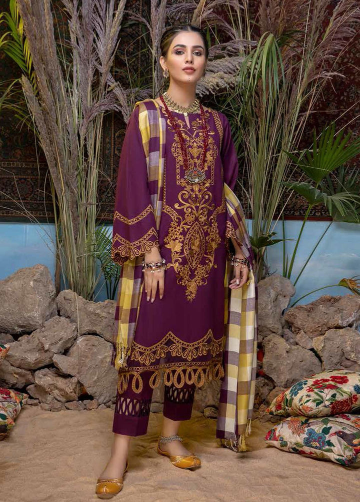 Bunat By Charizma Embroidered Khaddar Suits Unstitched 3 Piece CRZ21BK CBN / 04A - Winter Collection