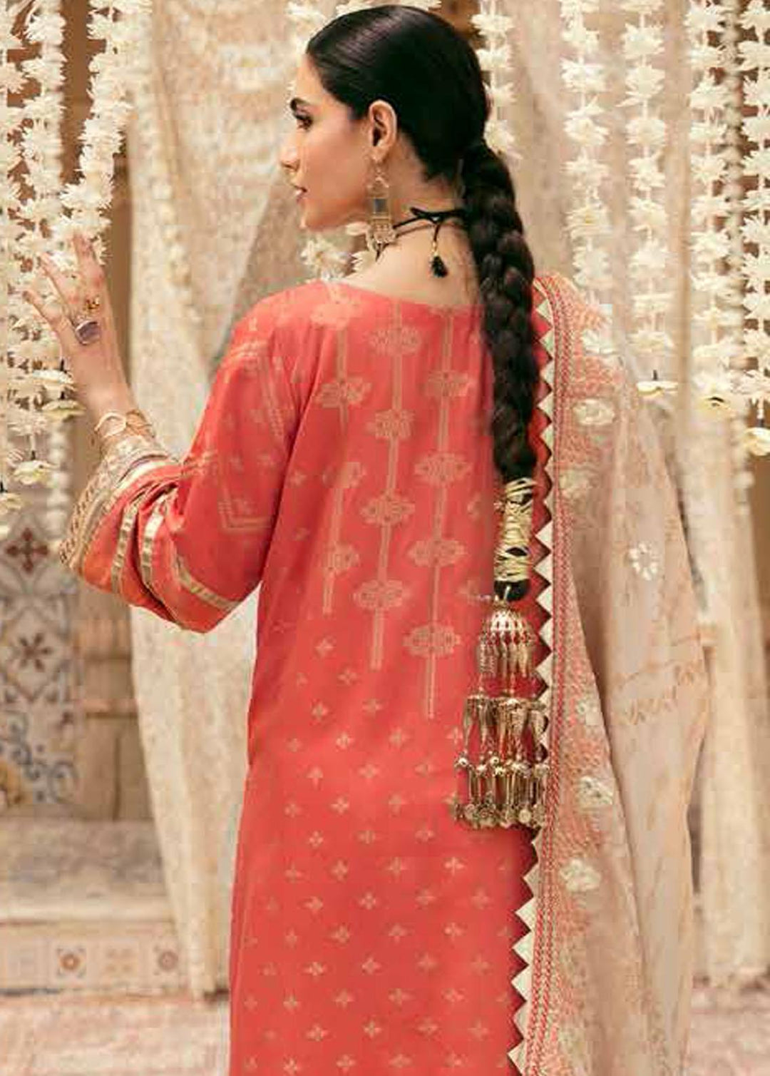 Bunnat By Charizma Embroidered Linen Suits Unstitched 3 Piece CRZ22B CB-01 - Winter Collection