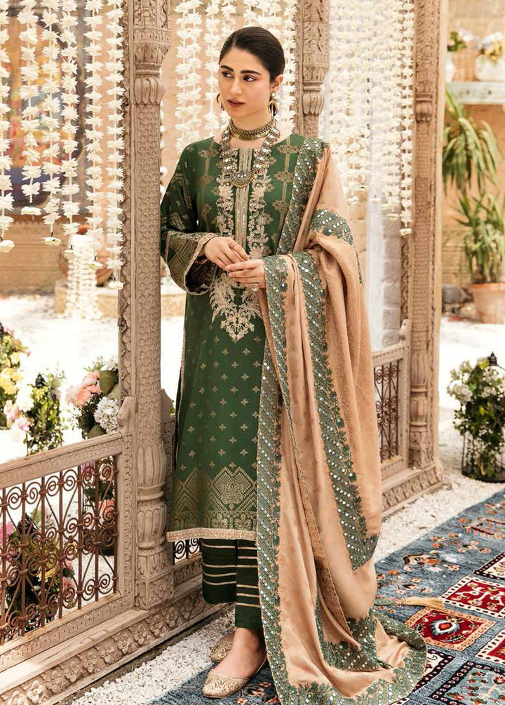 Bunnat By Charizma Embroidered Linen Suits Unstitched 3 Piece CRZ22B CB-03 - Winter Collection