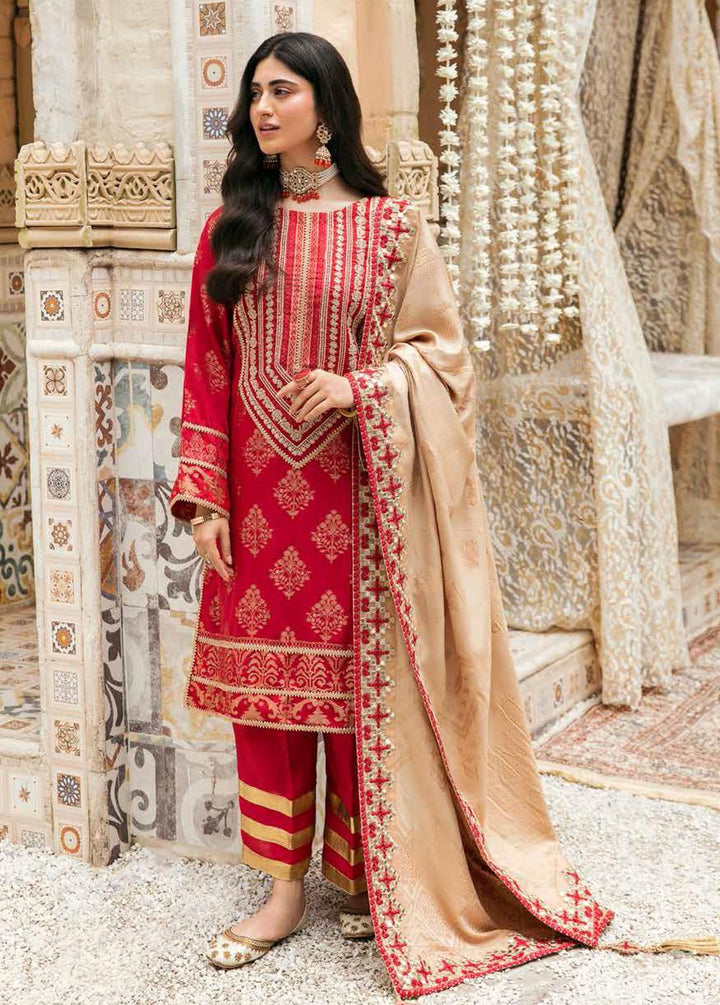 Bunnat By Charizma Embroidered Linen Suits Unstitched 3 Piece CRZ22B CB-04 - Winter Collection