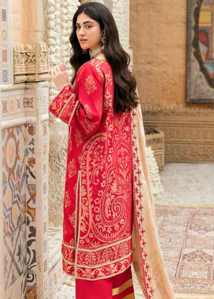 Bunnat By Charizma Embroidered Linen Suits Unstitched 3 Piece CRZ22B CB-04 - Winter Collection