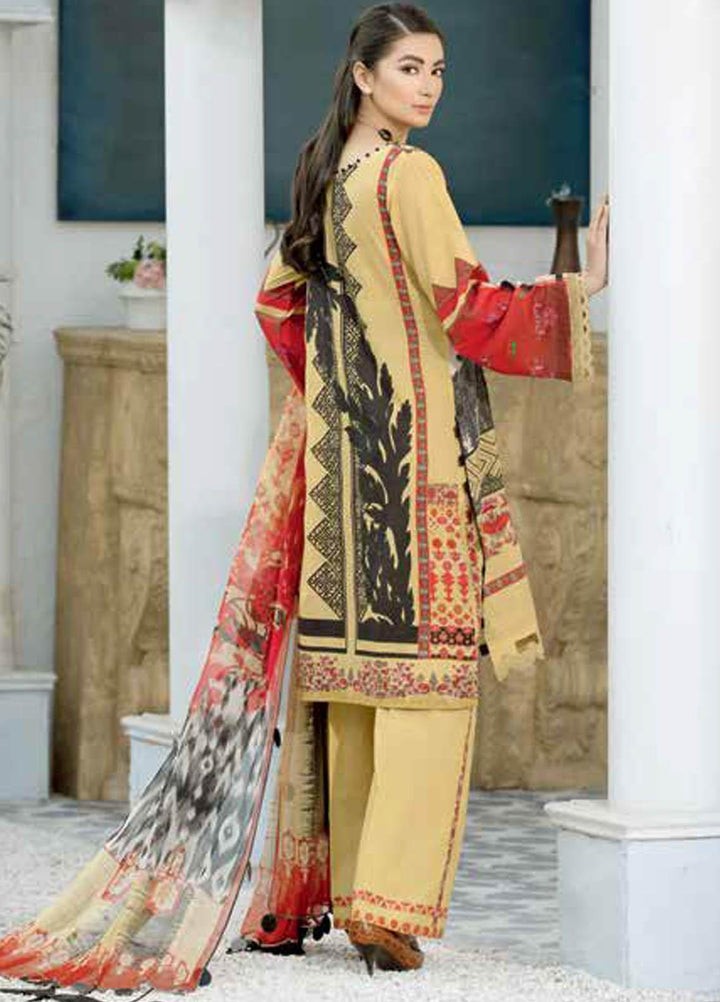 Charizma Printed Lawn Suits Unstitched 3 Piece CRZ21CP CP-03 - Summer Collection