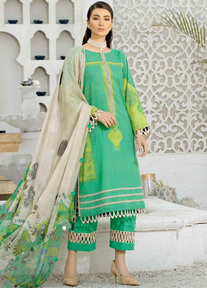 Charizma Printed Lawn Suits Unstitched 3 Piece CRZ21CP CP-04 - Summer Collection