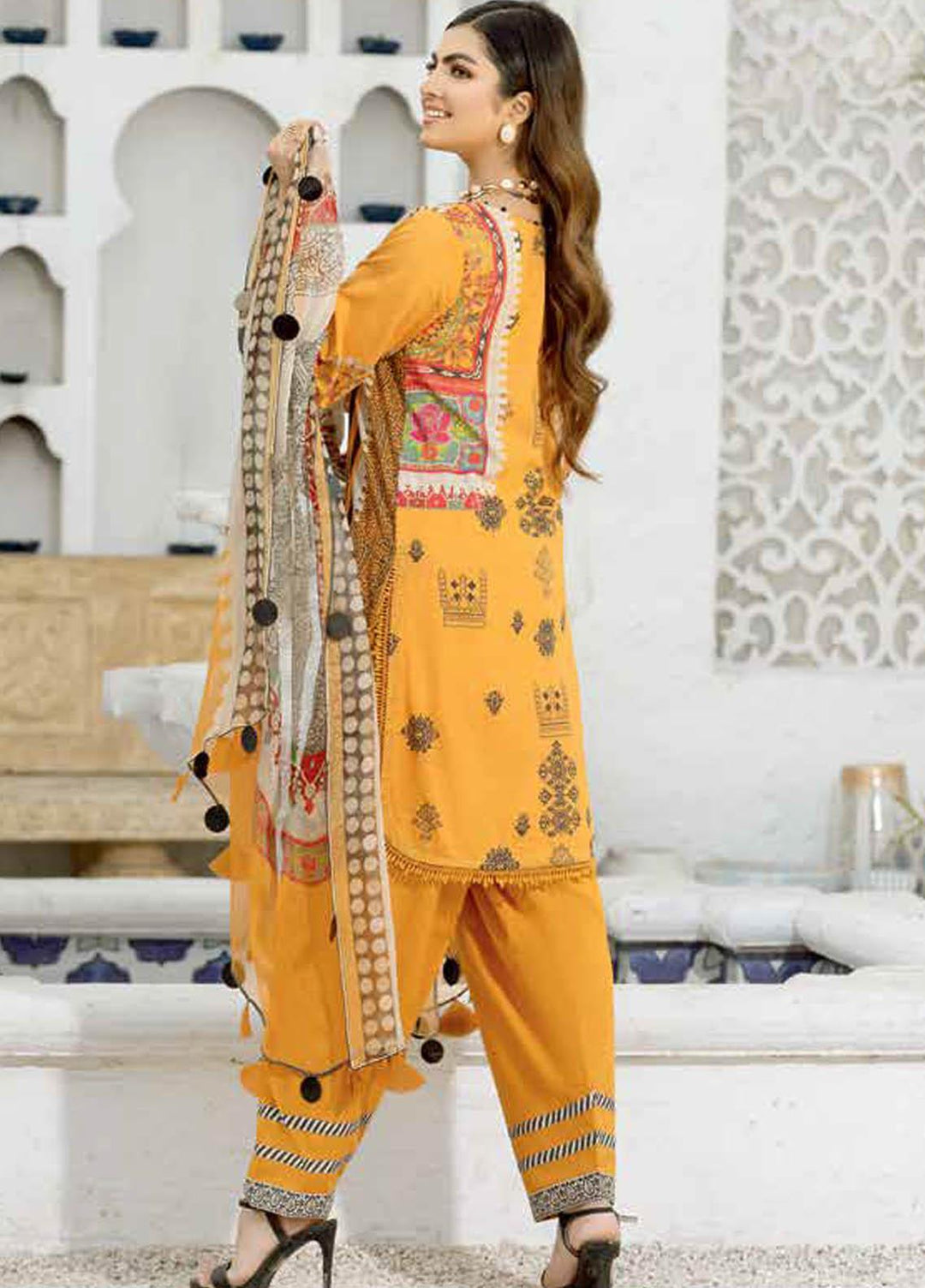 Charizma Printed Lawn Suits Unstitched 3 Piece CRZ21CP CP-05 - Summer Collection