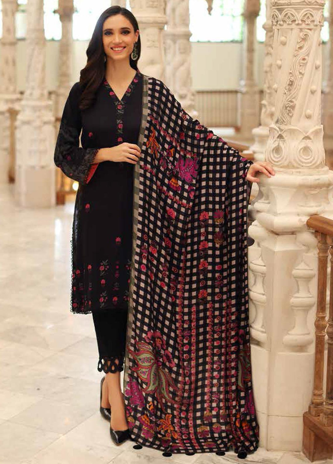 C-Prints By Charizma Printed Marina Suits Unstitched 3 Piece CRZ22FW CPW 01 - Winter Collection