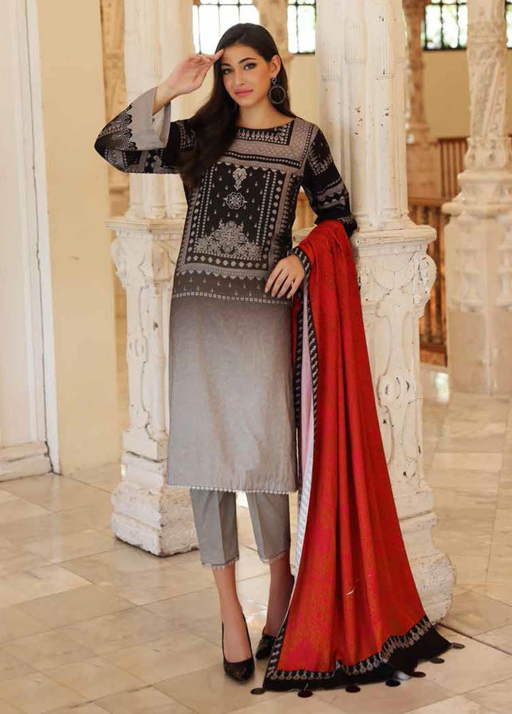 C-Prints By Charizma Printed Marina Suits Unstitched 3 Piece CRZ22FW CPW 04 - Winter Collection