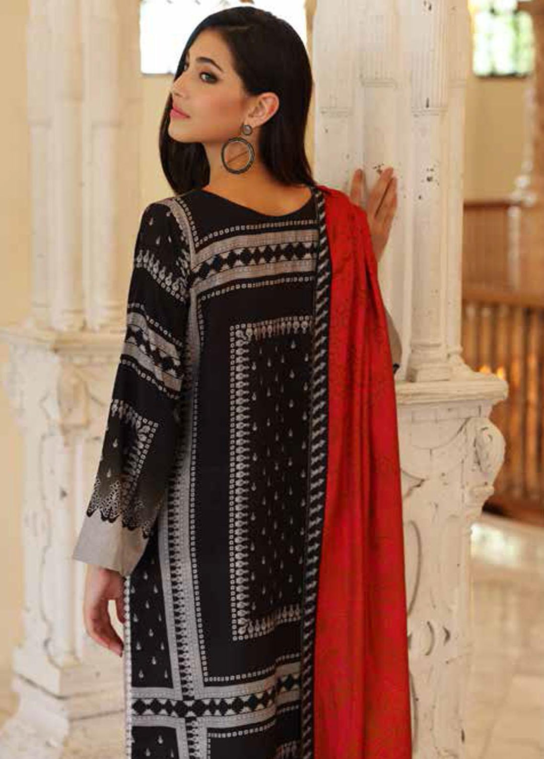 C-Prints By Charizma Printed Marina Suits Unstitched 3 Piece CRZ22FW CPW 04 - Winter Collection