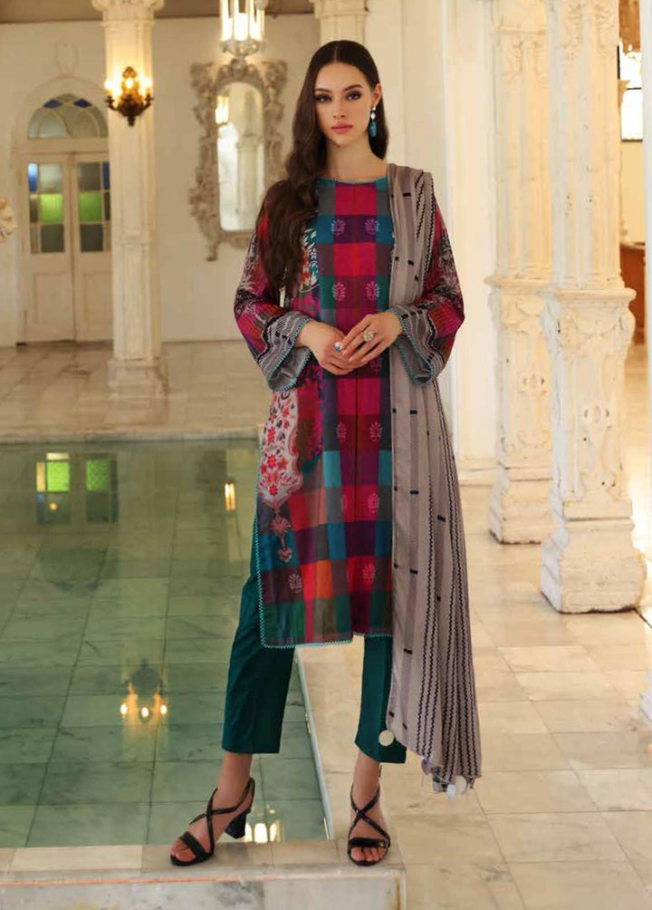 C-Prints By Charizma Printed Marina Suits Unstitched 3 Piece CRZ22FW CPW 05 - Winter Collection