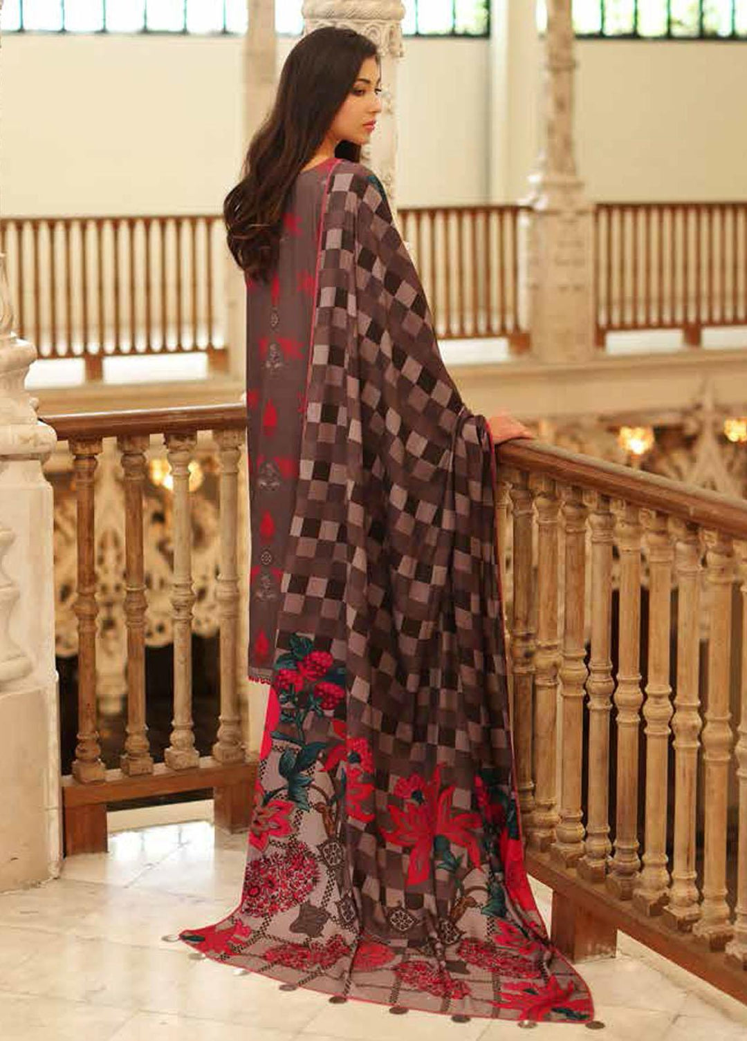 C-Prints By Charizma Printed Marina Suits Unstitched 3 Piece CRZ22FW CPW 06 - Winter Collection