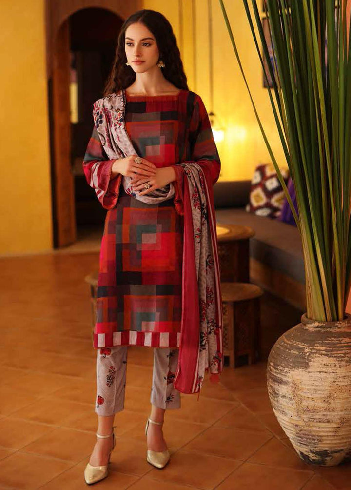 C-Prints By Charizma Printed Marina Suits Unstitched 3 Piece CRZ22FW CPW 08 - Winter Collection