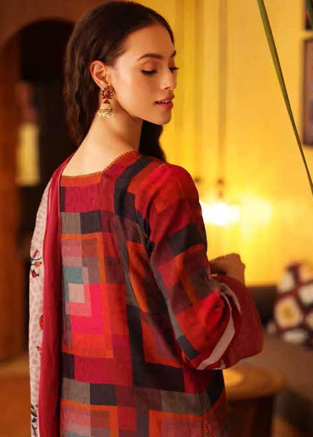 C-Prints By Charizma Printed Marina Suits Unstitched 3 Piece CRZ22FW CPW 08 - Winter Collection
