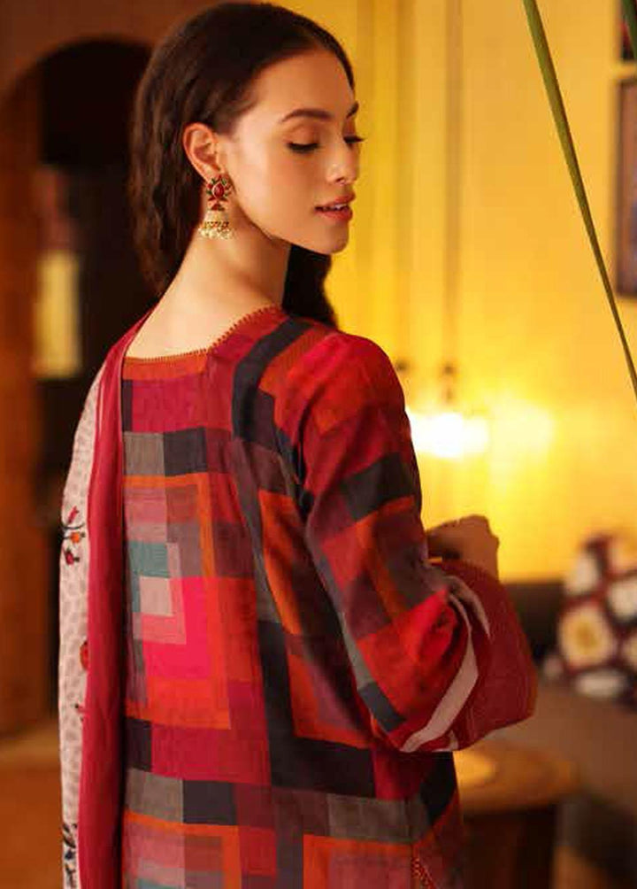 C-Prints By Charizma Printed Marina Suits Unstitched 3 Piece CRZ22FW CPW 08 - Winter Collection