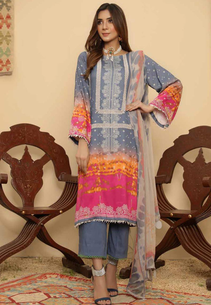 C-Prints By Charizma Printed Linen Suits Unstitched 3 Piece CRZ21W 02 - Fall / Winter Collection