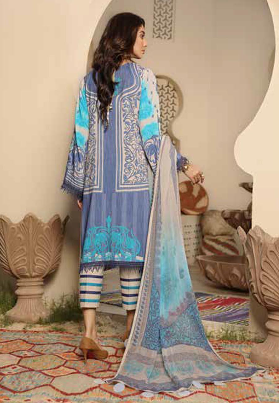 C-Prints By Charizma Printed Linen Suits Unstitched 3 Piece CRZ21W 09 - Fall / Winter Collection