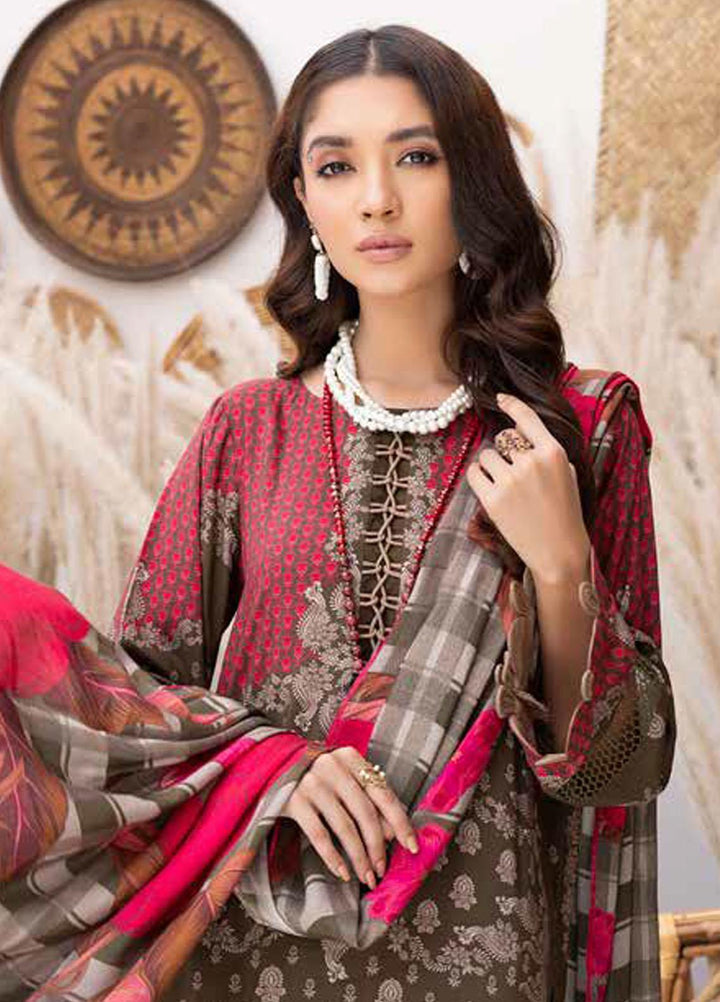 C-Prints By Charizma Printed Linen Suits Unstitched 3 Piece CRZ22-FW4 CPW-28 - Winter Collection