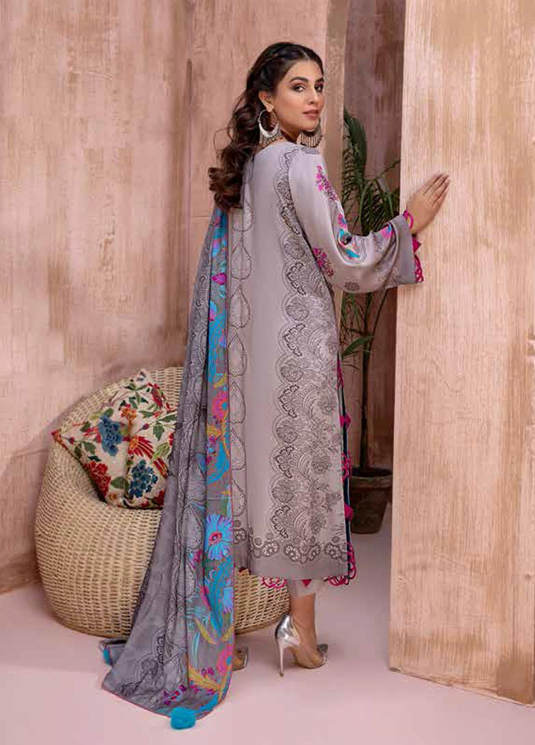 C-Prints By Charizma Printed Cottel Suits Unstitched 3 Piece CRZ21-CP4 CPW 34 - Winter Collection