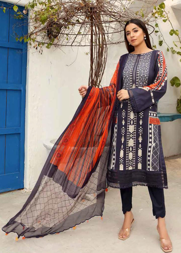 C-Prints By Charizma Printed Lawn Suits Unstitched 3 Piece CRZ21-CP2 20A - Summer Collection