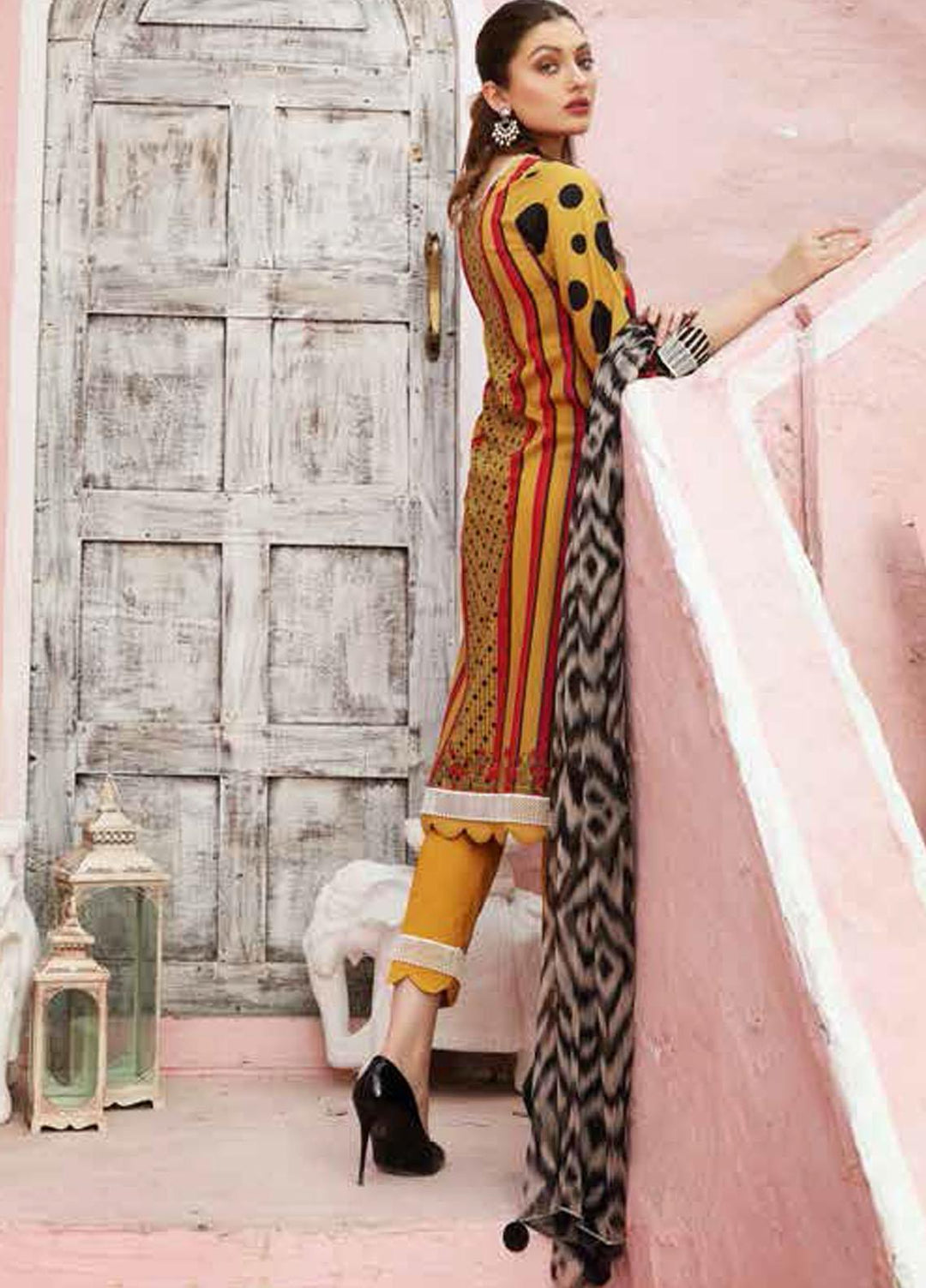 C-Prints By Charizma Printed Lawn Suits Unstitched 3 Piece CRZ21-CP2 20B - Summer Collection