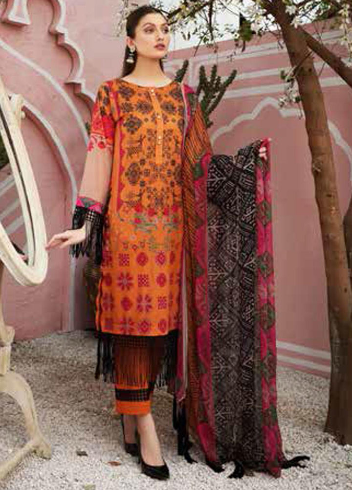 C-Prints By Charizma Printed Lawn Suits Unstitched 3 Piece CRZ21-CP2 22 - Summer Collection
