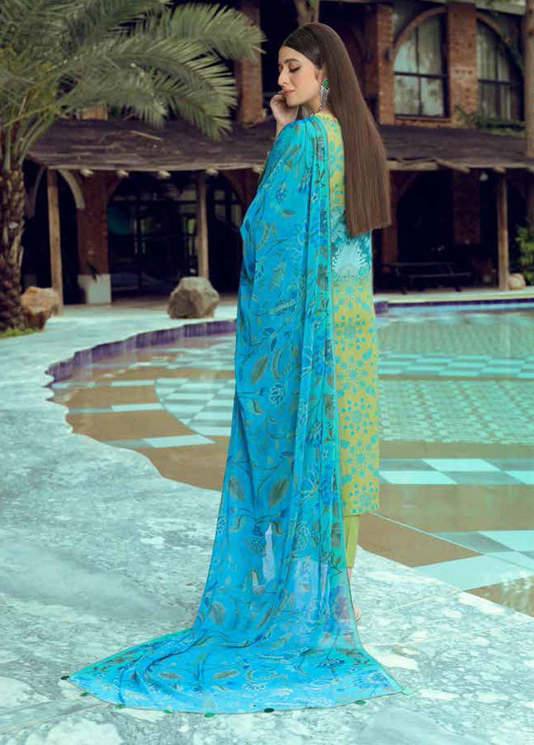C-Prints By Charizma Printed Lawn Suits Unstitched 3 Piece CRZ22-CP5 CP-50 - Summer Collection