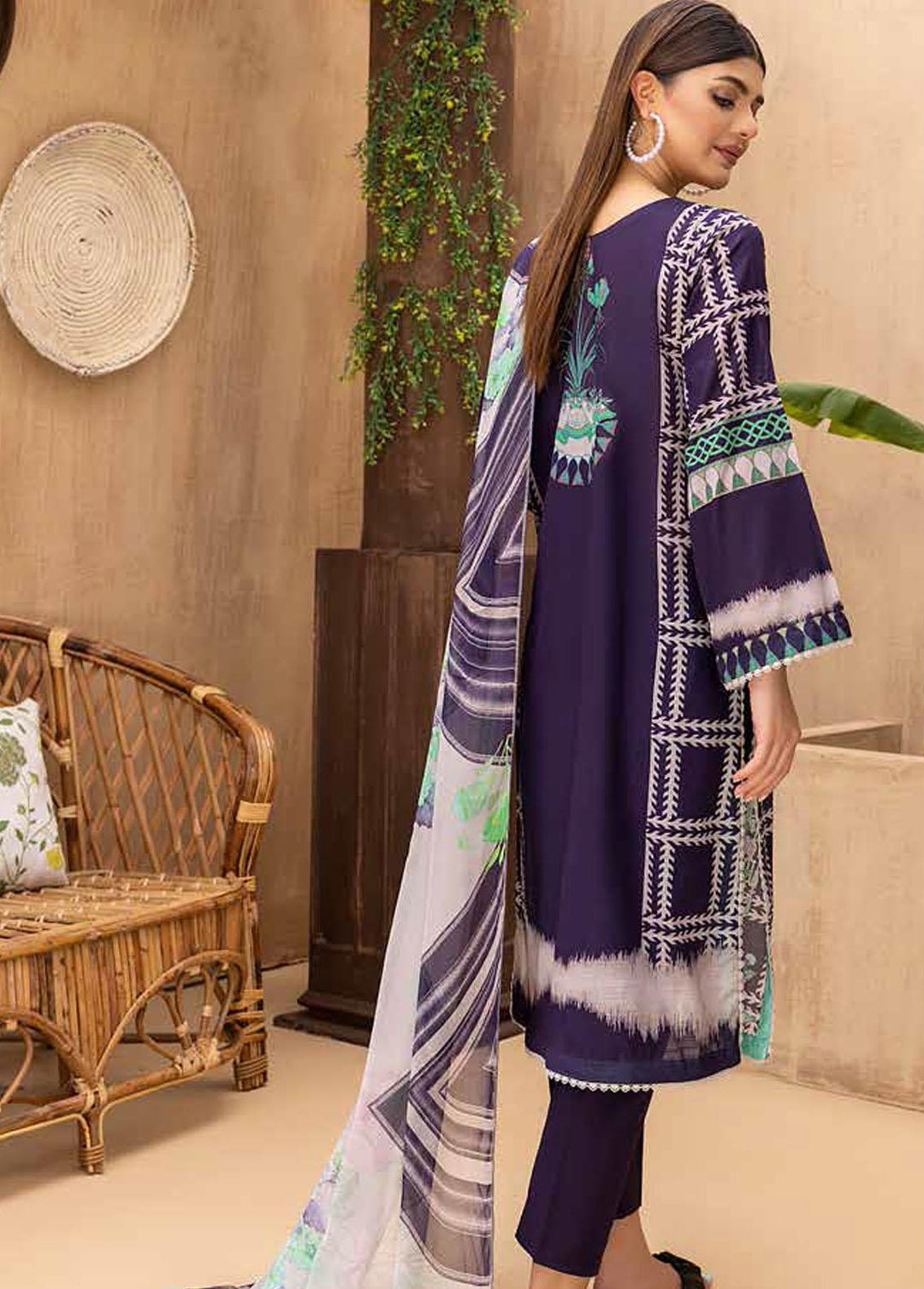 C-Prints By Charizma Printed Lawn Suits Unstitched 3 Piece CRZ22-CP6 CP-55 - Summer Collection