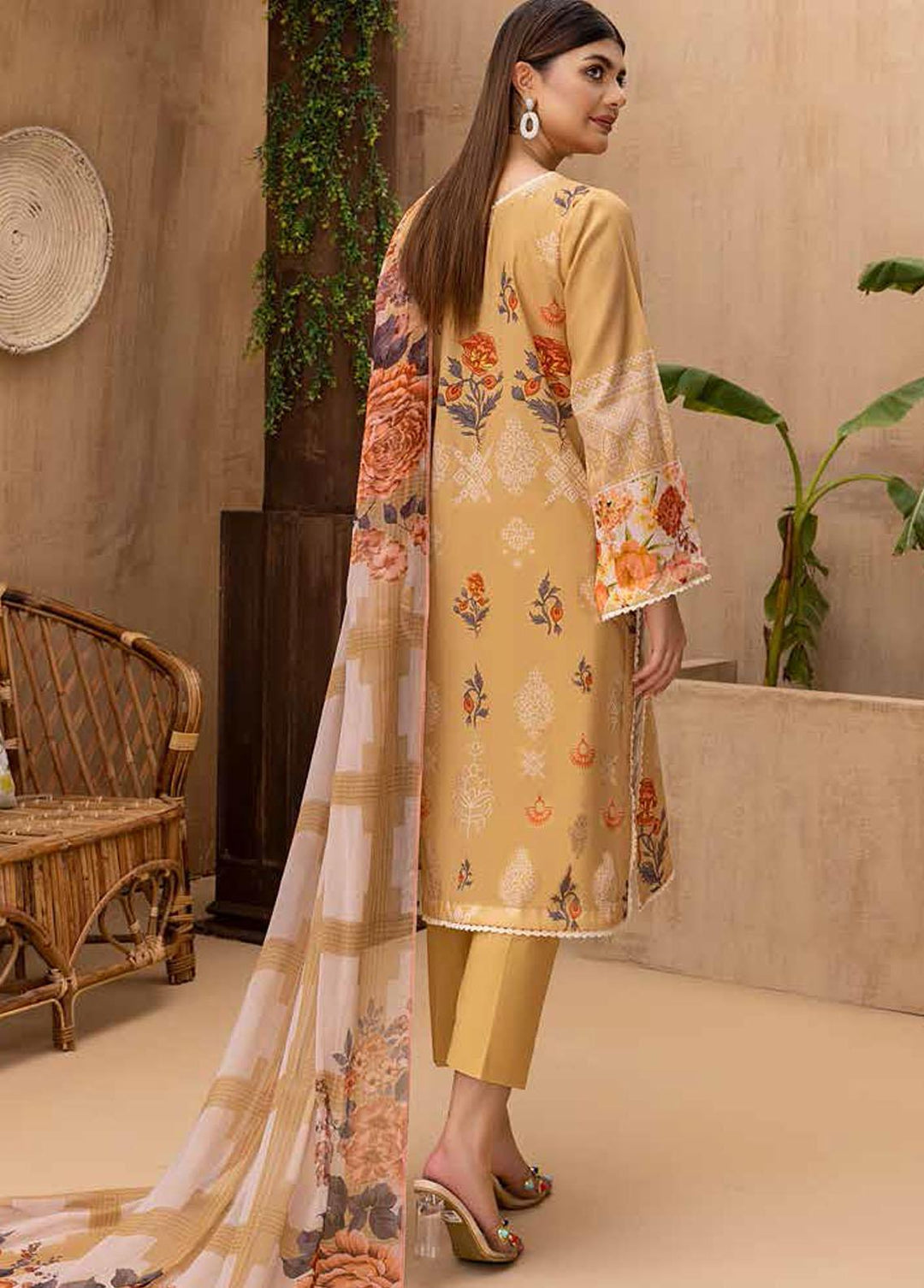 C-Prints By Charizma Printed Lawn Suits Unstitched 3 Piece CRZ22-CP6 CP-60 - Summer Collection