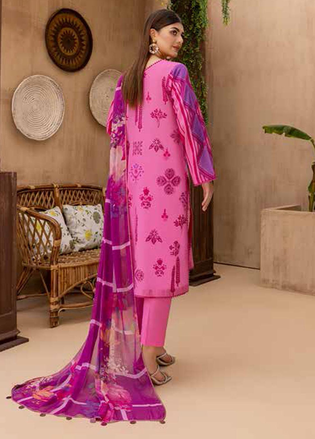 C-Prints By Charizma Printed Lawn Suits Unstitched 3 Piece CRZ22-CP6 CP-61 - Summer Collection