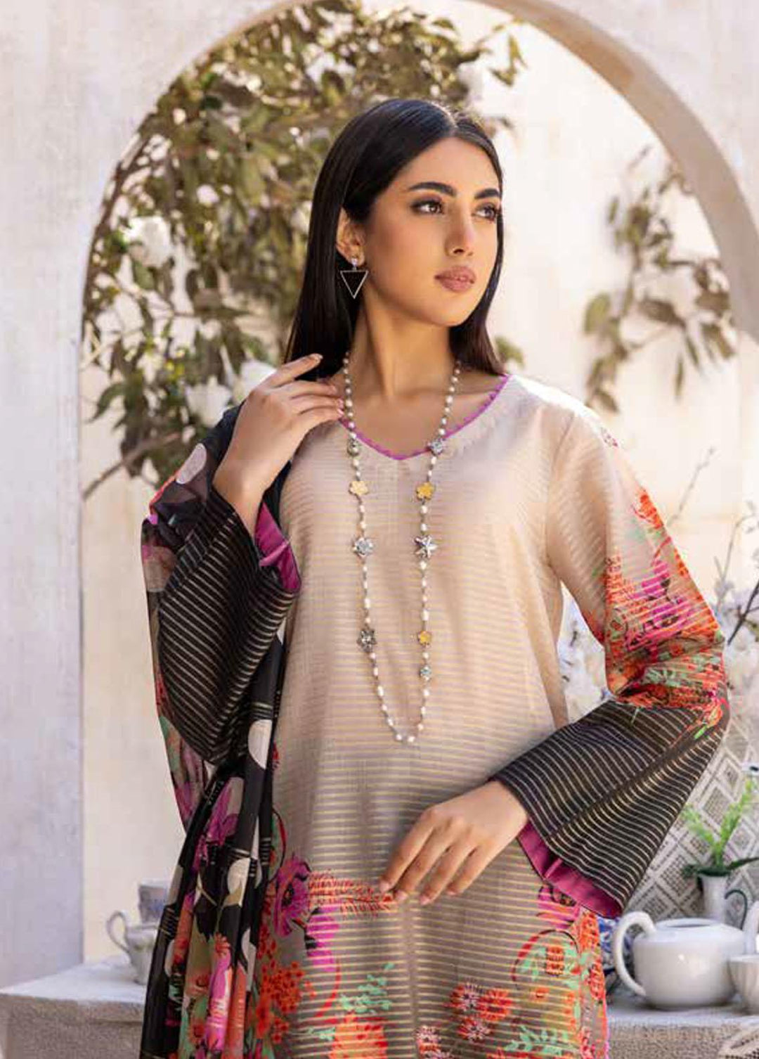 C-Prints By Charizma Printed Lawn Suits Unstitched 3 Piece CRZ23-CP5 CP-36 - Summer Collection