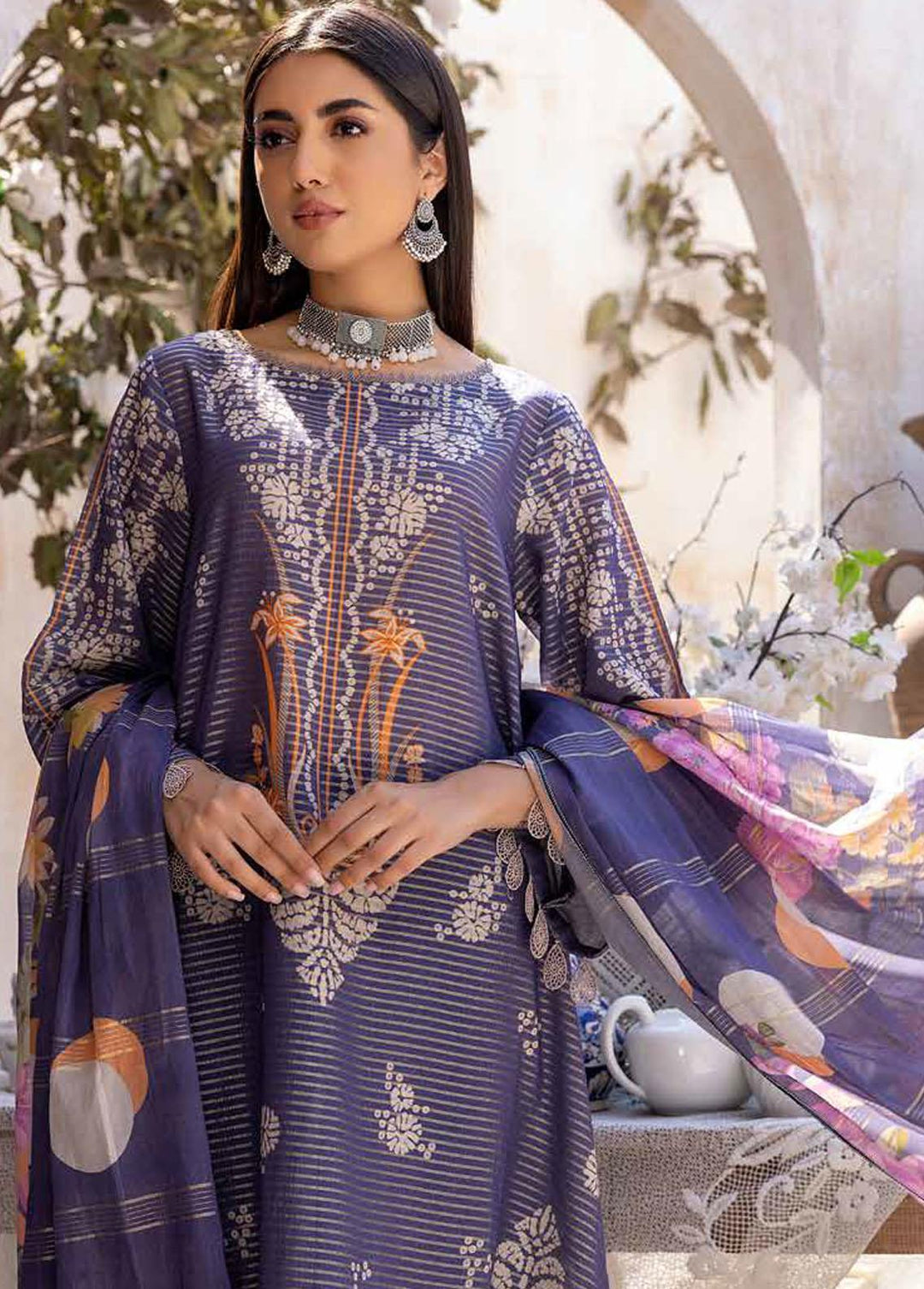 C-Prints By Charizma Printed Lawn Suits Unstitched 3 Piece CRZ23-CP5 CP-37 - Summer Collection