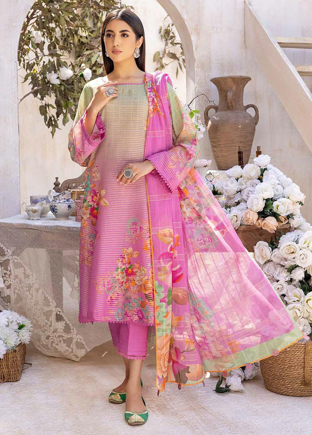 C-Prints By Charizma Printed Lawn Suits Unstitched 3 Piece CRZ23-CP5 CP-39 - Summer Collection
