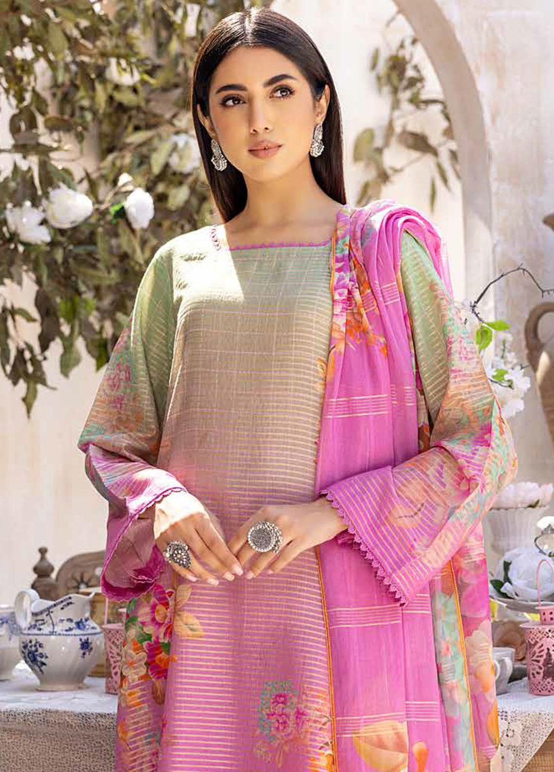 C-Prints By Charizma Printed Lawn Suits Unstitched 3 Piece CRZ23-CP5 CP-39 - Summer Collection