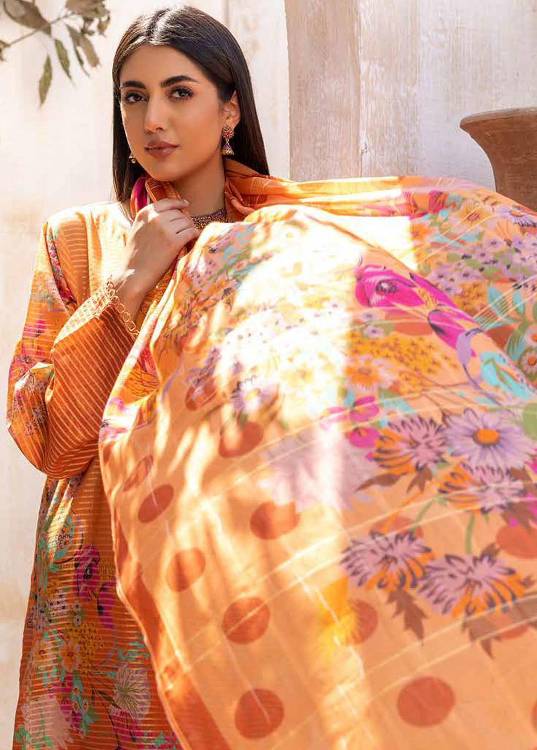 C-Prints By Charizma Printed Lawn Suits Unstitched 3 Piece CRZ23-CP5 CP-40 - Summer Collection