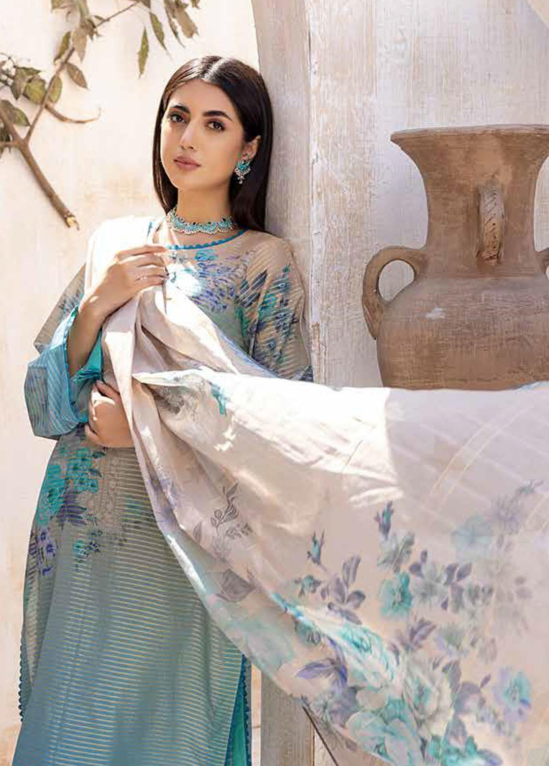 C-Prints By Charizma Printed Lawn Suits Unstitched 3 Piece CRZ23-CP5 CP-41 - Summer Collection